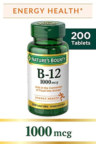 Comprimidos De B12 Natures Bounty, 0,000035 Oz, 1, 1