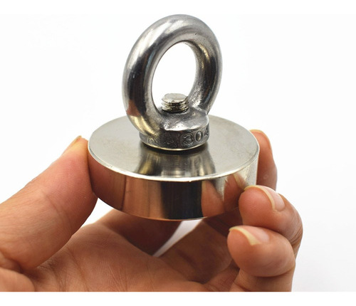 Iman Neodimio Pesca Magnetica 60mm 160kg Detector De Metales