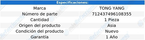 Tolva De Motoventilador Mitsubishi Lancer 03-07 Tong Yang