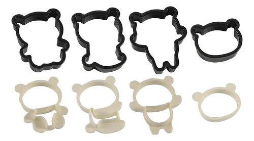 Juego De Cortadores De Galletas Panda Diy Para Tartas, Galle