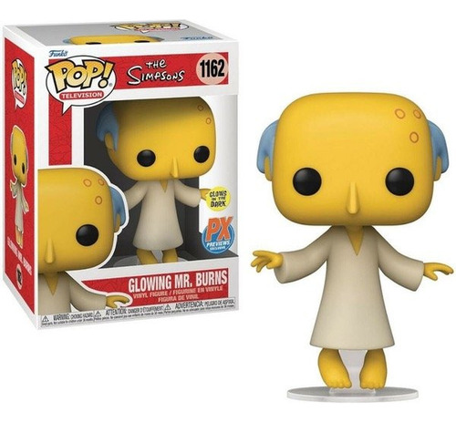 Funko Pop! The Simpsons - Mr Burs - Brilla En La Oscuridad