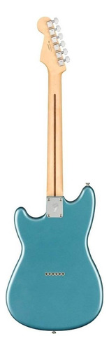 Guitarra elétrica Fender Duo sonic Player de amieiro tidepool brilhante com diapasão de bordo
