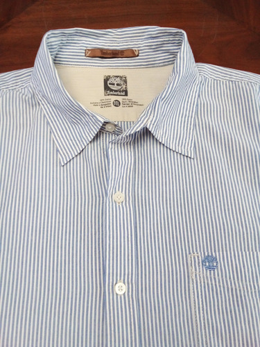 Excelente Camisa Timberland Talla Xxl Azul Polo Lacoste