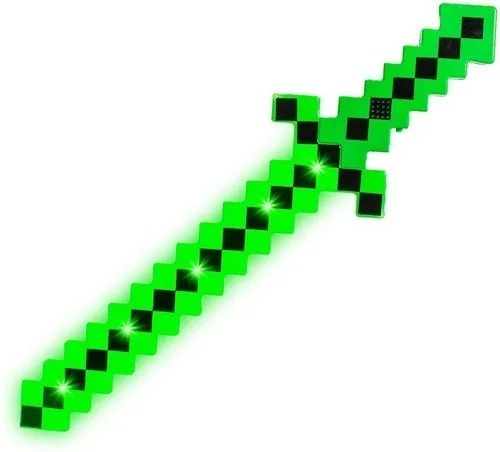 Espada De Minecraft,con Luz Y Sonido! Compatible.