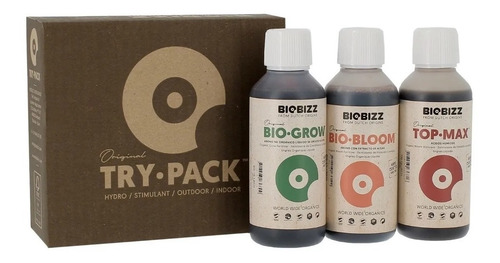 Imagen 2 de 10 de Bio Bizz Try Pack Fertilizante Bio Vege Flora Fish 500 Cc