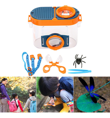 N Visor De Insectos Kit De Observación De Lupa De Insectos