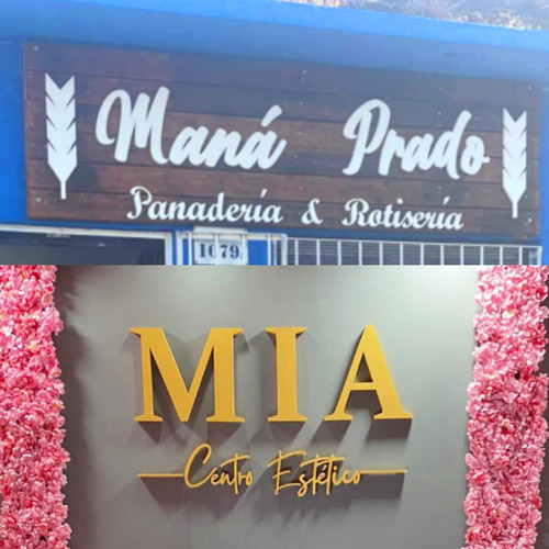 Imagen 6 de 10 de Letras Corporeos Corporeas Carteleria Letras Volumen Negocio