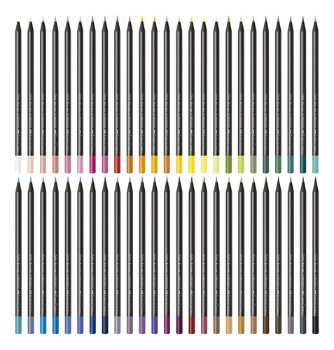 Lápis De Cor 50 Supersoft + 48 Caneta Fine Pen Faber Castell