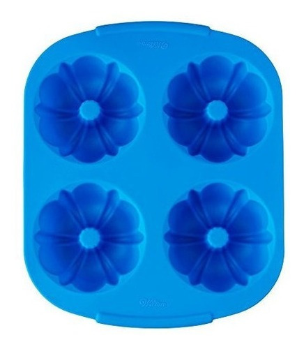 Wilton Easyflex Mini Silicone Fluted Tube Pan 4cavity