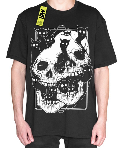 Remera Demonios Internos - Calavera Solos - Algodón Unisex 