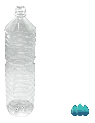 Botella Para Agua Cristal 1.5 L Pet Con Tapa 20 Pzs