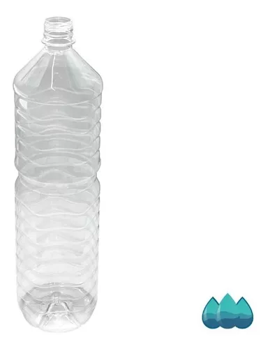 Botella Para Agua Cristal 1.5 L Pet Con Tapa 68 Pzs