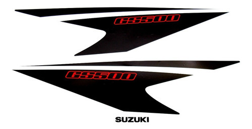 Kit Jogo Faixa Emblema Adesivo Rabeta Suzuki Gs500 Gs515 Cor Adesivo Rabeta Gs500