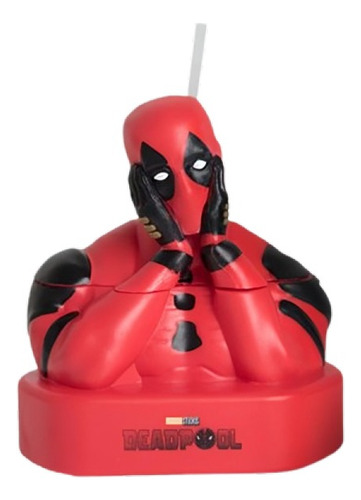 Vaso Premium Deadpool 3 Cute - Coleccionable Oficial Hoyts