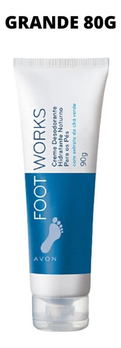 Avon Foot Works Creme Hidratante Noturno 80g