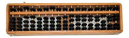 Ábaco De Madeira De 17 Posições Em Estilo Vintage Soroban