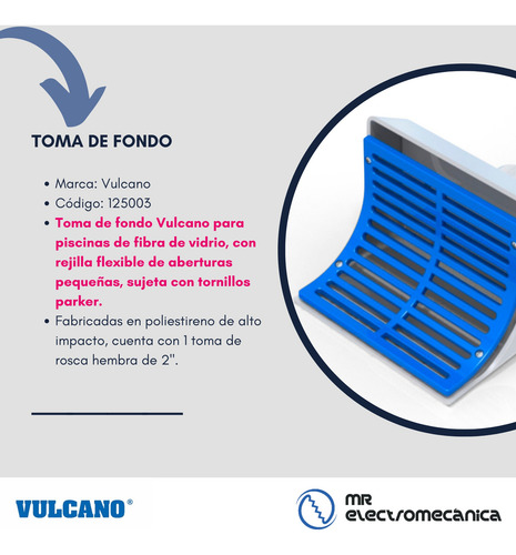 Skimmer Vulcano + Kit Accesorios Para Pileta Fibra Grande