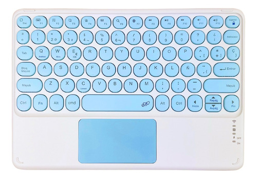 Teclado Touchpad Bluetooth En Español Tablet/pc/celular