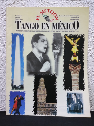 El Metejon Tango En México Época Ii #1 Año Dic 2001 