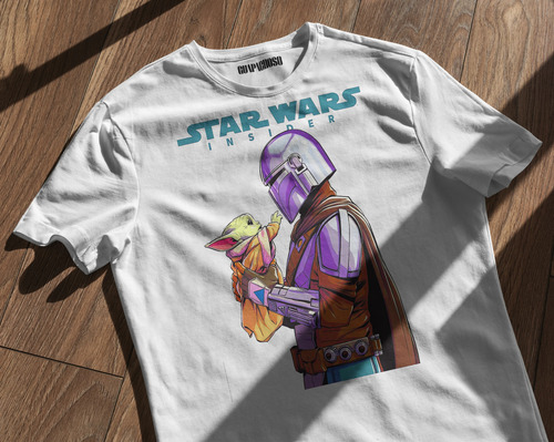 Playera Star Wars The Mandalorian Y Grogu Estampado