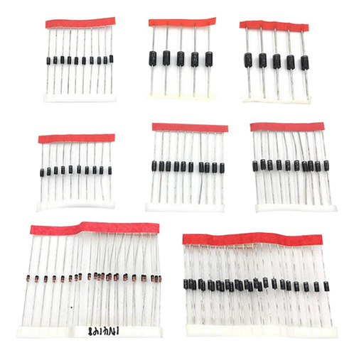 100x Diodo Surtido Kit Diy Reparación Accesorios Reemplazos