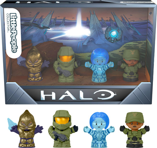 Set De Figuras Little People Collector Halo, Edición De Vide