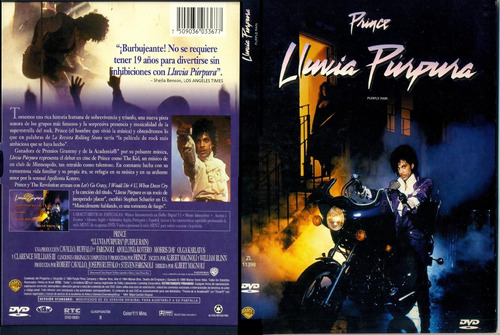 Lluvia Púrpura ( Purple Rain) Prince - Dvd