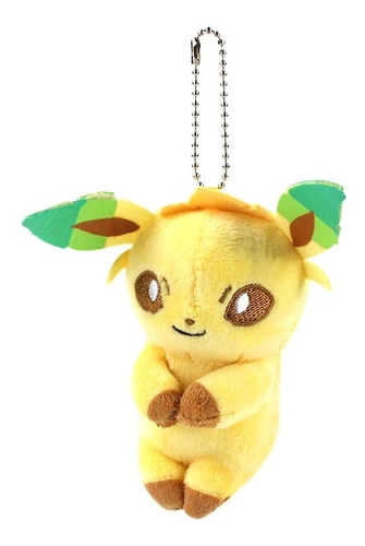 Pokémon Leafeon Llaverito De Peluche Coleccionable 