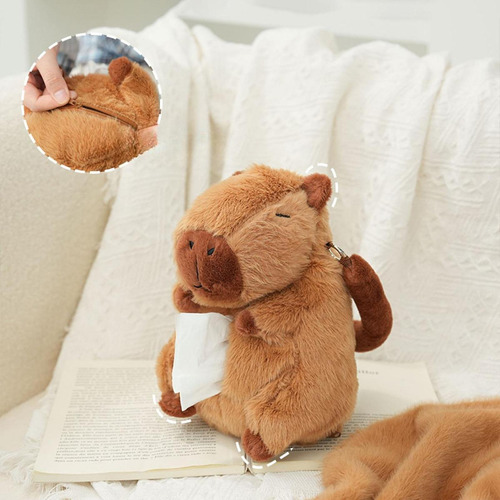 Caja De Pañuelos Para Colgar, Juguete De Peluche De 7 X