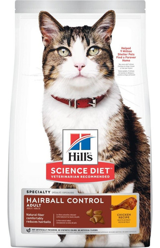 Comida Hill´s Gato Hair Ball Control 3,2 Kg + Envío