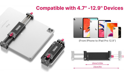 Ulanzi U-pad Iii Montura Metálica Para Tablet En Trípodes
