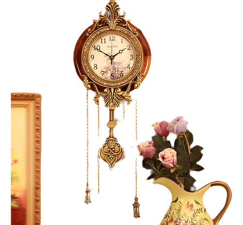 Retro Vintage Royal Silent High-end Luxury Reloj De Pared De