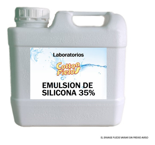 Emulsion De Silicona 35% Pura Importada X 5 Litros