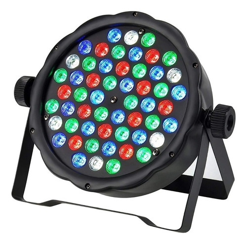 Foco Led Rgbw Slim Par 54 Luces Fiesta