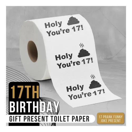 Decoraciones De Cumpleaños Número 17 Papel Higiénico Para Y