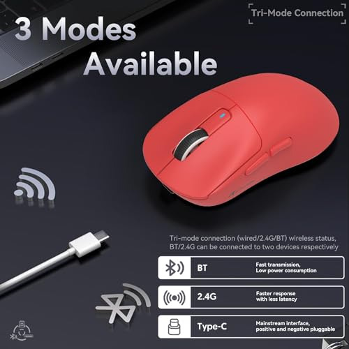 Attack Shark X3: Mouse Gamer Inalmbrico Ultraligero 26000 Dp