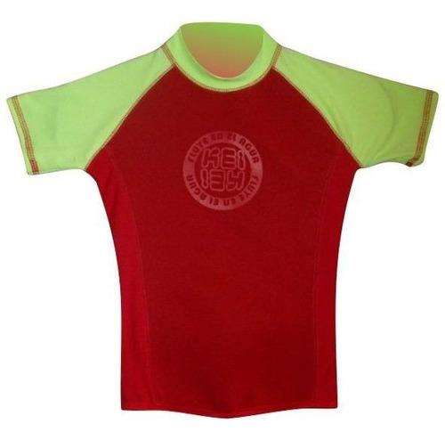 Remera Neoprene Y Tela Uv 50 T 2-4-6 Playa Natacion Remo Opt