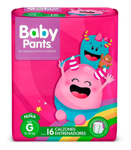 Calzones Entrenadores Baby Pants Niña Talla G 16 Calzones