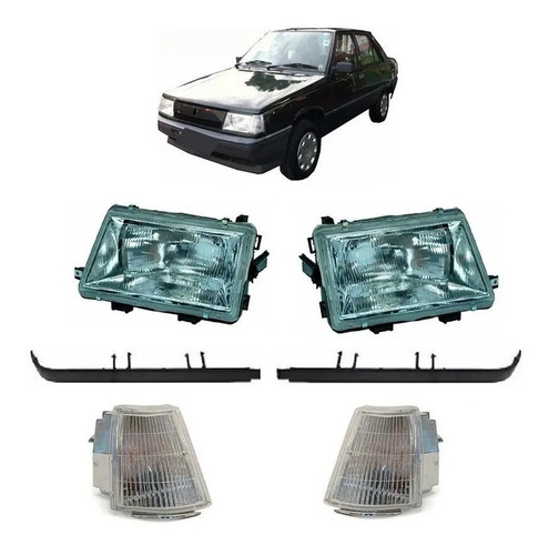 Trompa Renault 9 / 11 Optica Faro Giro Moldura