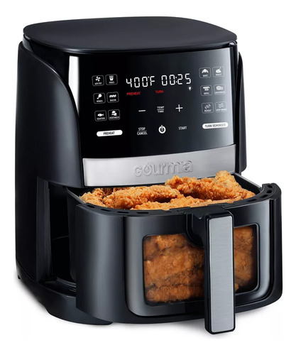 Freidora De Aire Gourmia Gaf616 Negra 5.7 Litros
