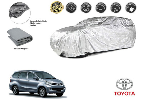 Funda Cubreauto Afelpada Premium Toyota Avanza 1.5l 2013