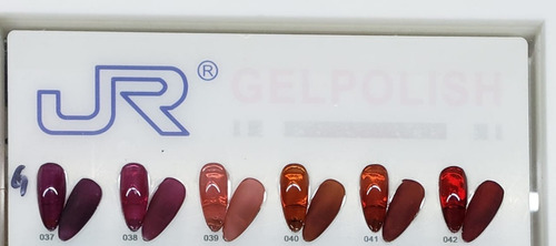 Imagen 2 de 2 de Gel Polish Vitral Jr 6pc 12ml Semipermanente Acrilico 8a-122