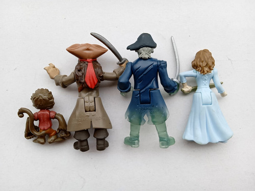 Lote Figuras Piratas Del Caribe Spin Másters, Jack Sparrow (Usado)