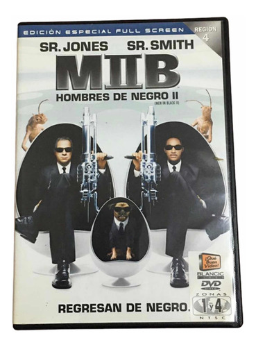 Película Dvd Original. Men In Black 2 Edición Especial.