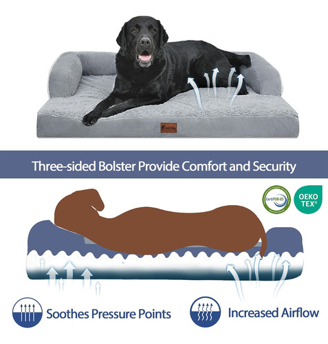 Camas Ortopédicas Para Perros Extra Grandes, Impermeables Xl
