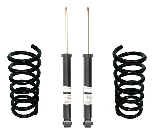 Amortiguador Kit X2 Ecosport Kinetic Con Espirales Trasero R