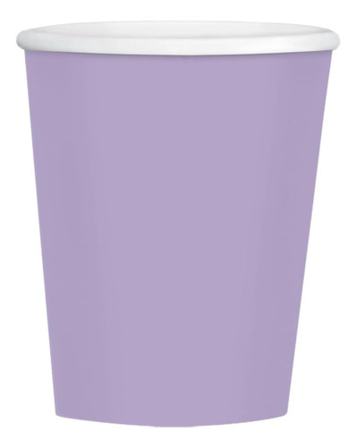 Vaso Stendy Polipapel 8 Onzas Descartable Pack X150 Unidades Color Lila Pastel