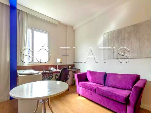 Imagem 2 de 15 de Lindo Apart-hotel Em Alphaville, Bandeira Quality - Sf34497