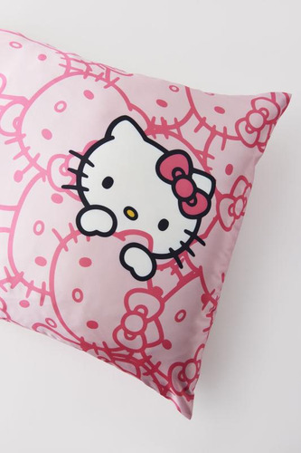 Hello Kitty X Kitsch Funda De Satén - Caras Hello Kitty Rosa