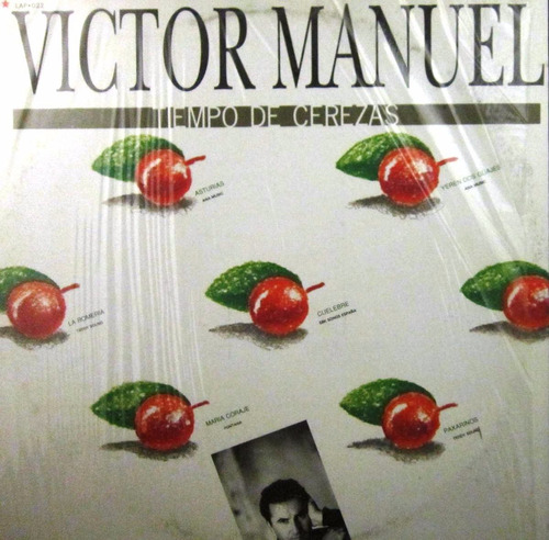 Victor Manuel - Tiempo De Cerezas Lp Translucido Con Insert